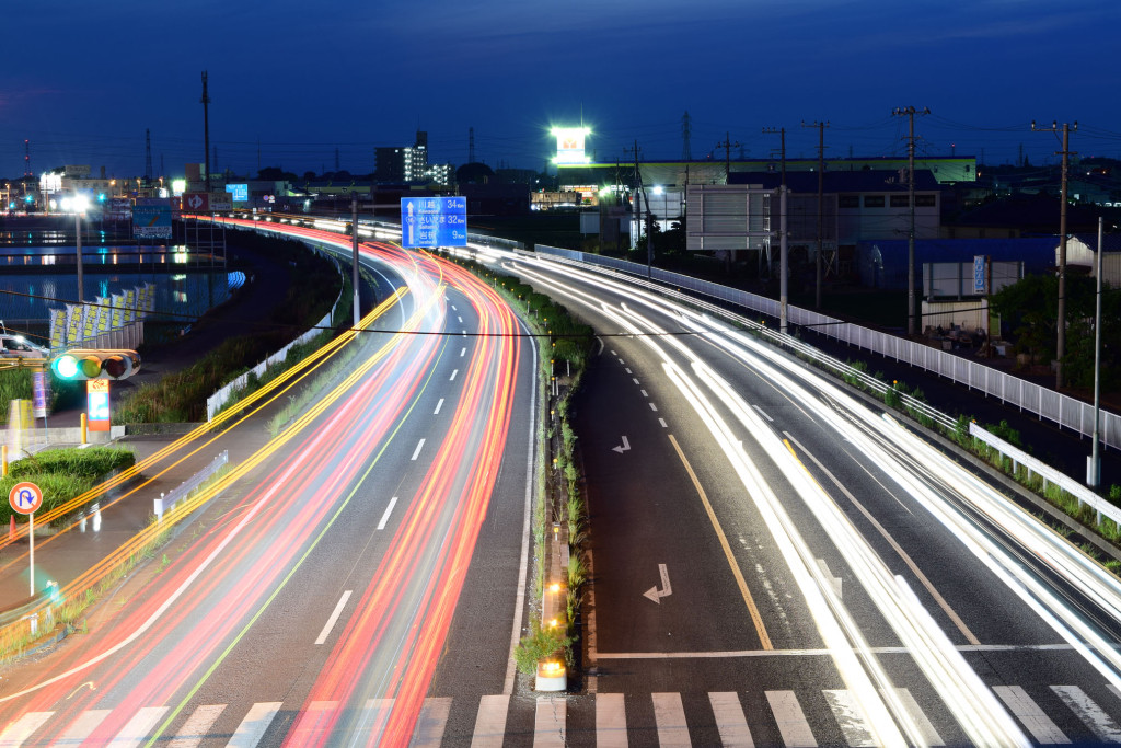 不動院野交差点より